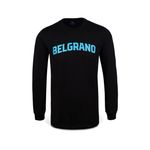 REMERA REPUBLICA MANGA LARGA BELGRANO NEG NEGRO S-2-
