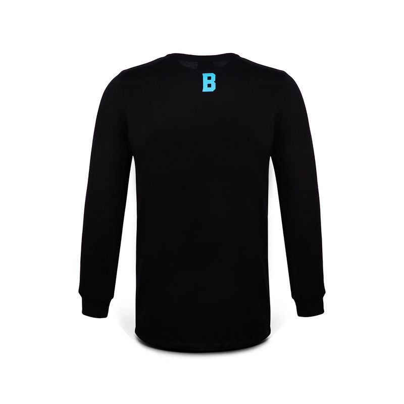 REMERA REPUBLICA MANGA LARGA BELGRANO NEG NEGRO S-1-